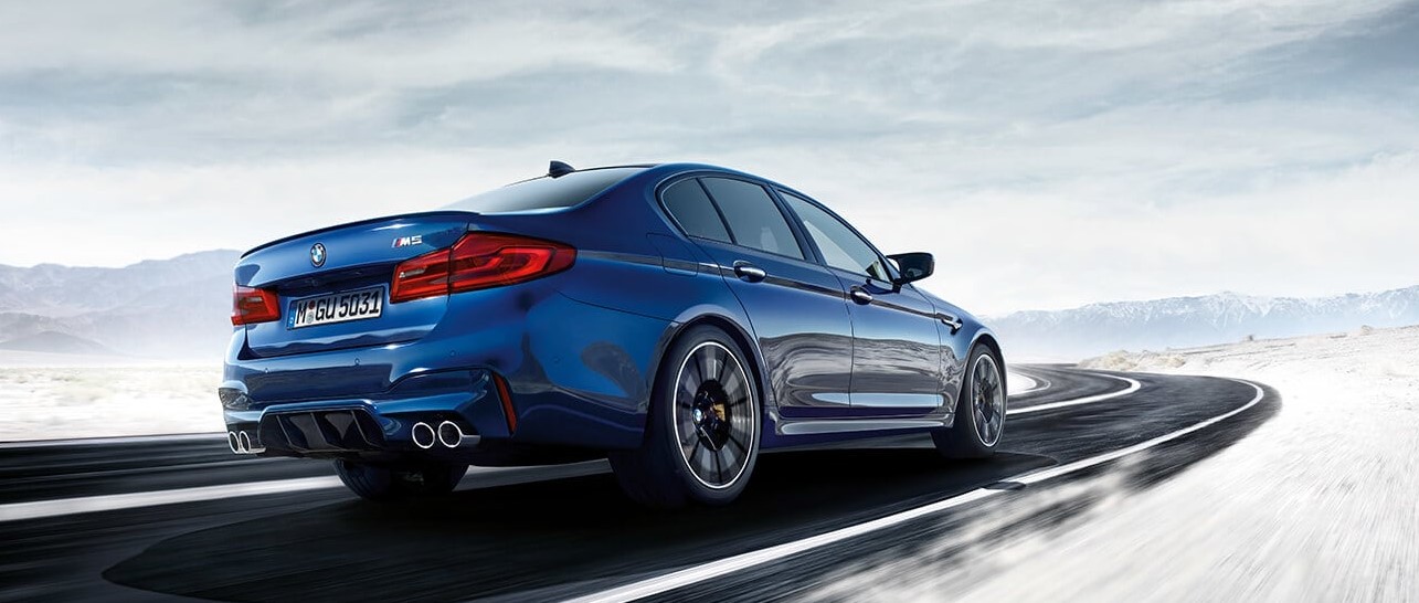 2019 BMW M5 Blue Rear Exterior 2019 BMW M5 Blue Rear Exterior